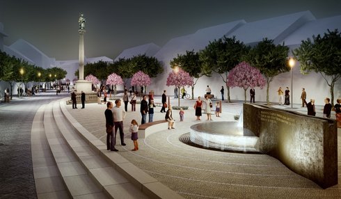renovácia Mierové námestie, Trenčín